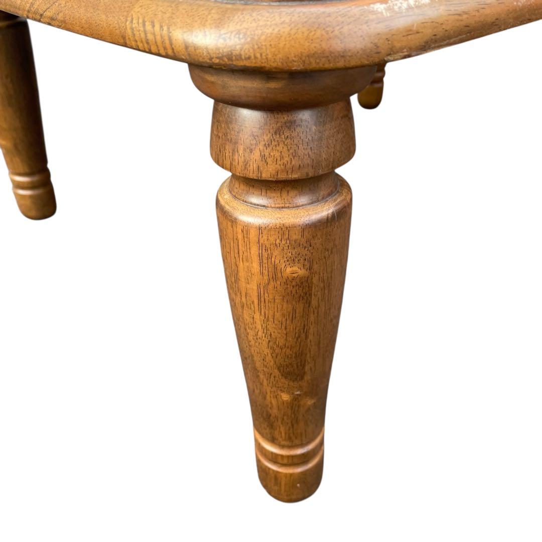 カントリー北欧調　ローテーブル　ナチュラルウッド　木製　デスク　サイドテーブル