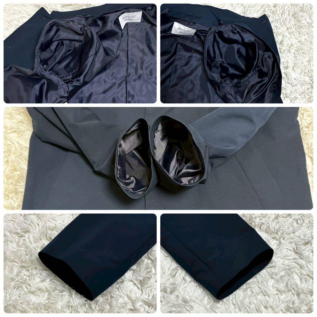 XL/現行⭐️マッキントッシュフィロソフィー TROTTER コート ライナー　紺