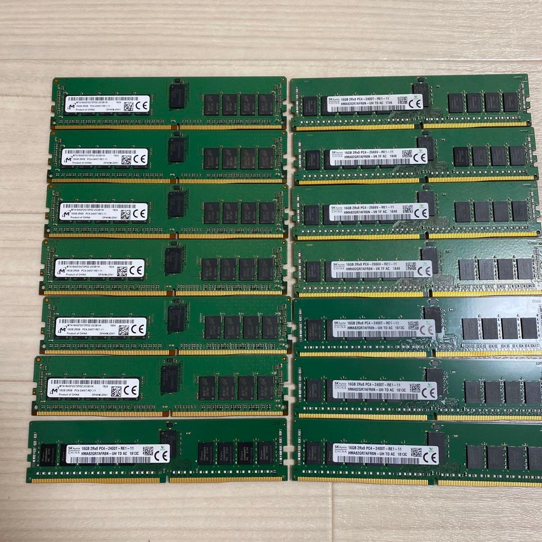 M*M様 メモリー16GB 2Rx8 PC4-2400T-RE1-11