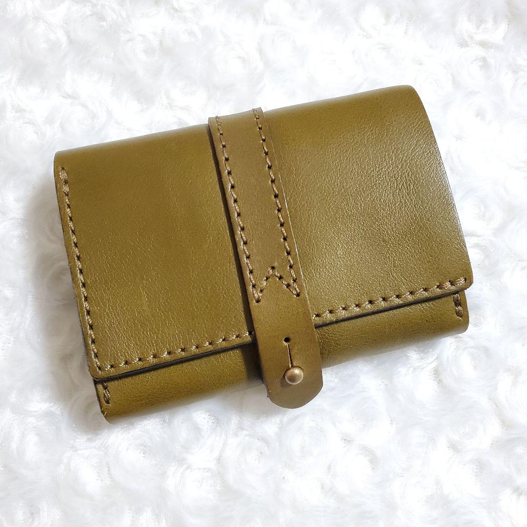 【未使用級】HERZ おめかしウォレット グリーン 現行 折財布