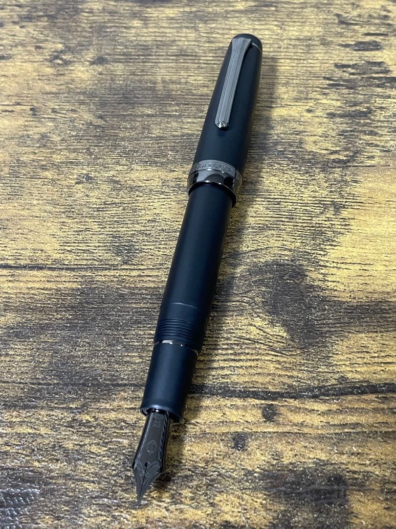 試筆のみ　インペリアルブラック　21金　細字　プロフェッショナルギア　万年筆