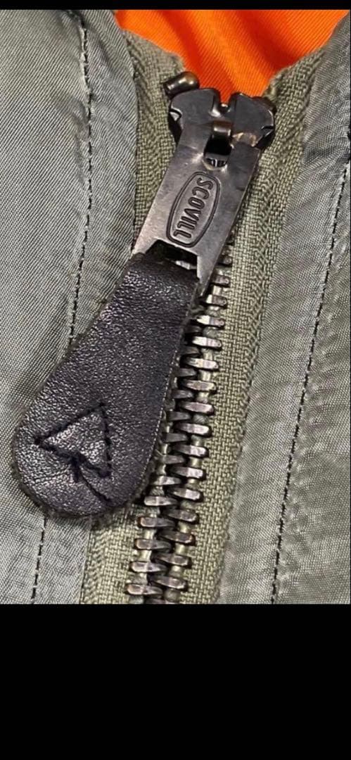 USA製 ALPHA 68年 MIL-J-8279D MA-1 カーキ　グリーン