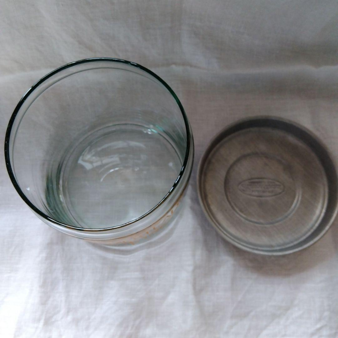 アンティーク　ガラスクッキージャー