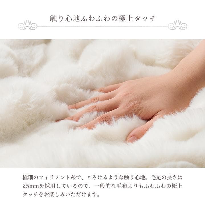 ラピアスプレミアム シングル毛布 140x200cm ふわもこ 洗える 暖か~