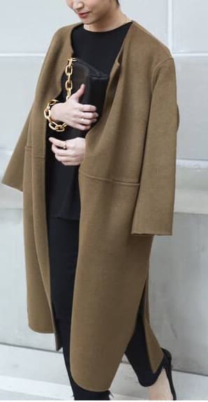 Deuxieme Classe victorian リバー コート　カーキ