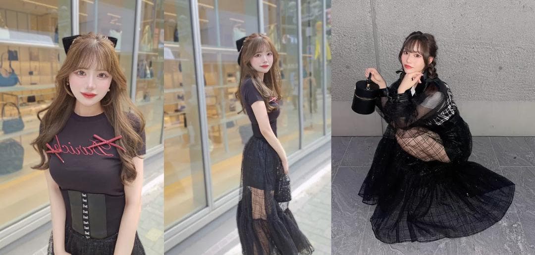 新品 ダーリッチ darich コルセットスパンコールチュールスカート BLK