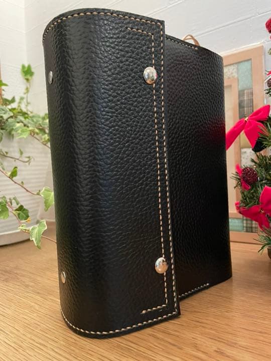 受注見本　ハンドメイド本革新改訳2017大型版聖書カバー