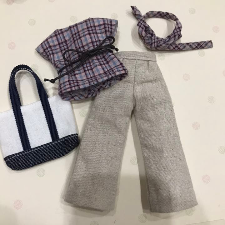 リカちゃん服ハンドメイドパンツ