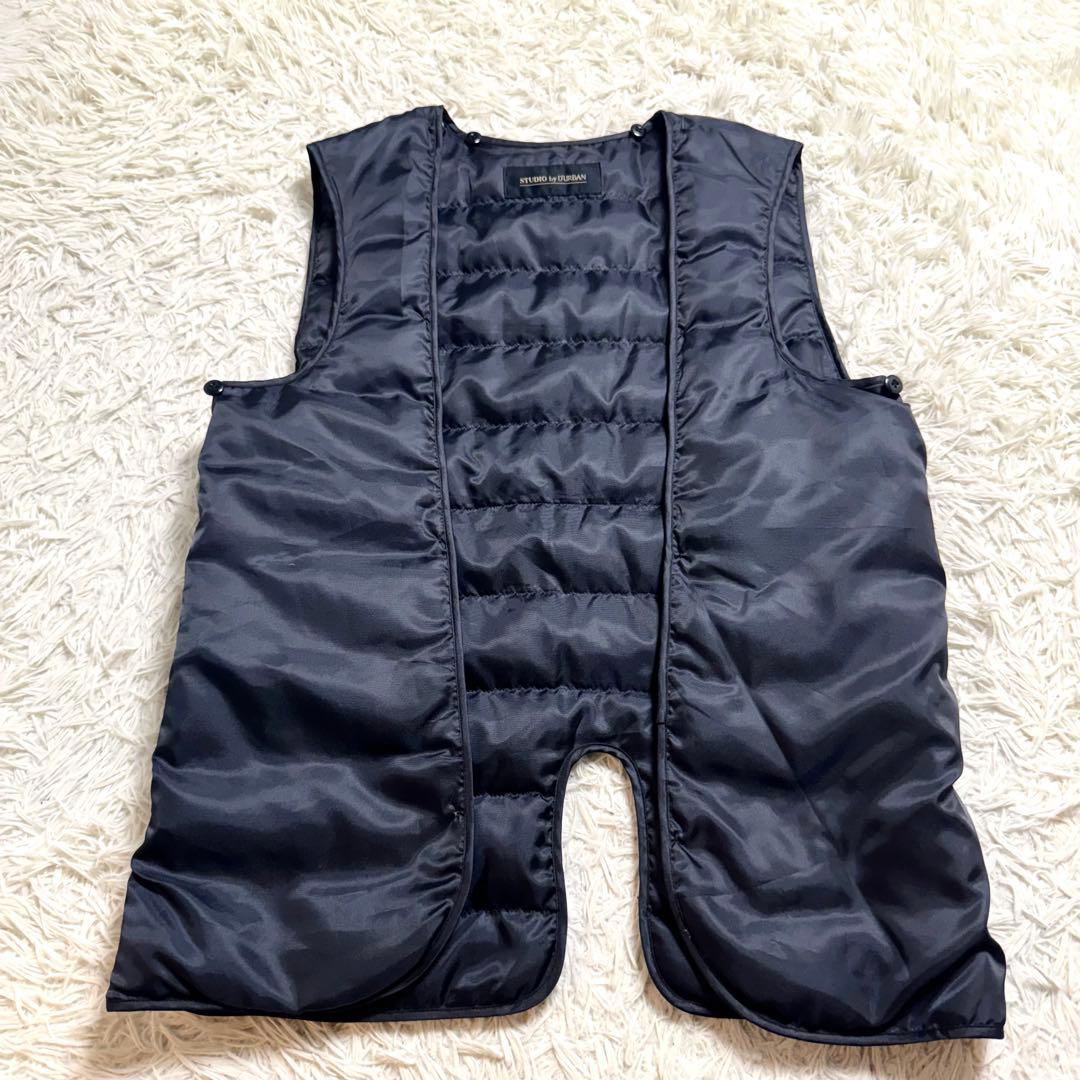 スタジオバイダーバン　バルマカーンコート　ダウンライナー付き　ネイビー　メンズL