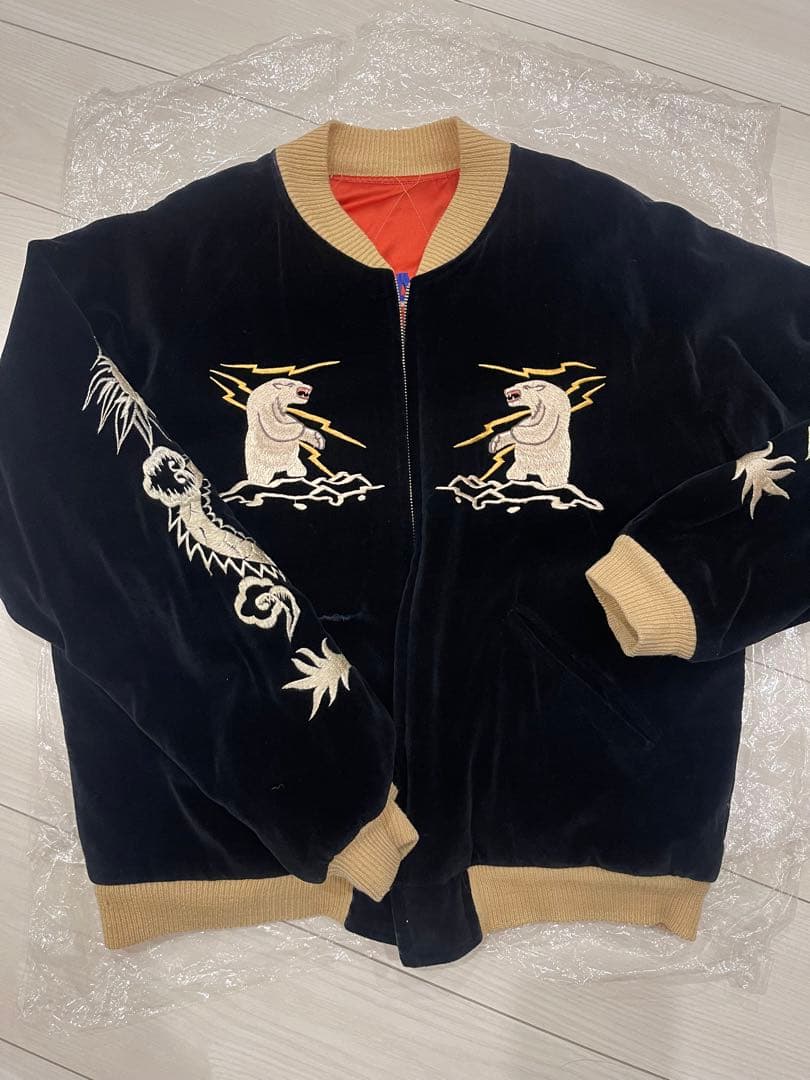 【L】希少 M品番 TAILOR TOYO 別珍 スカジャン