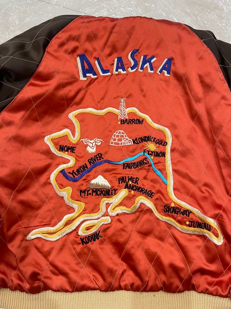 【L】希少 M品番 TAILOR TOYO 別珍 スカジャン