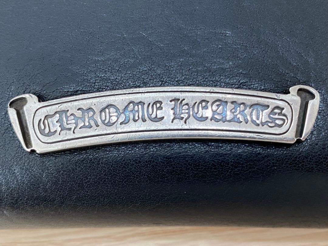 【値下げ】クロムハーツ REC F ZIP フィリグリークロス 長財布 ブラック