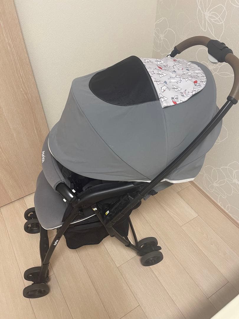 Aprica カルーンエアー ベビーカー グレー
