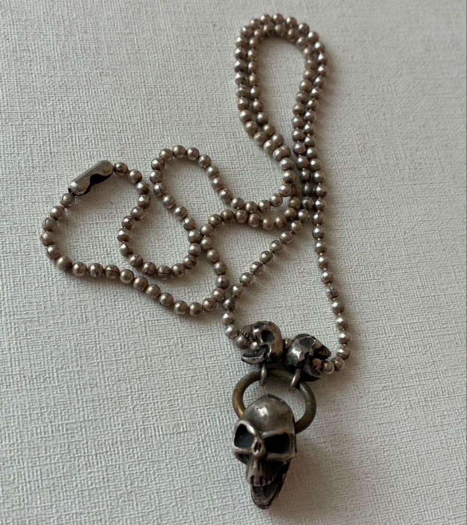 山*本様 ネクロマンス　スカル　ドクロ　髑髏　シルバーネックレス　シルバー925