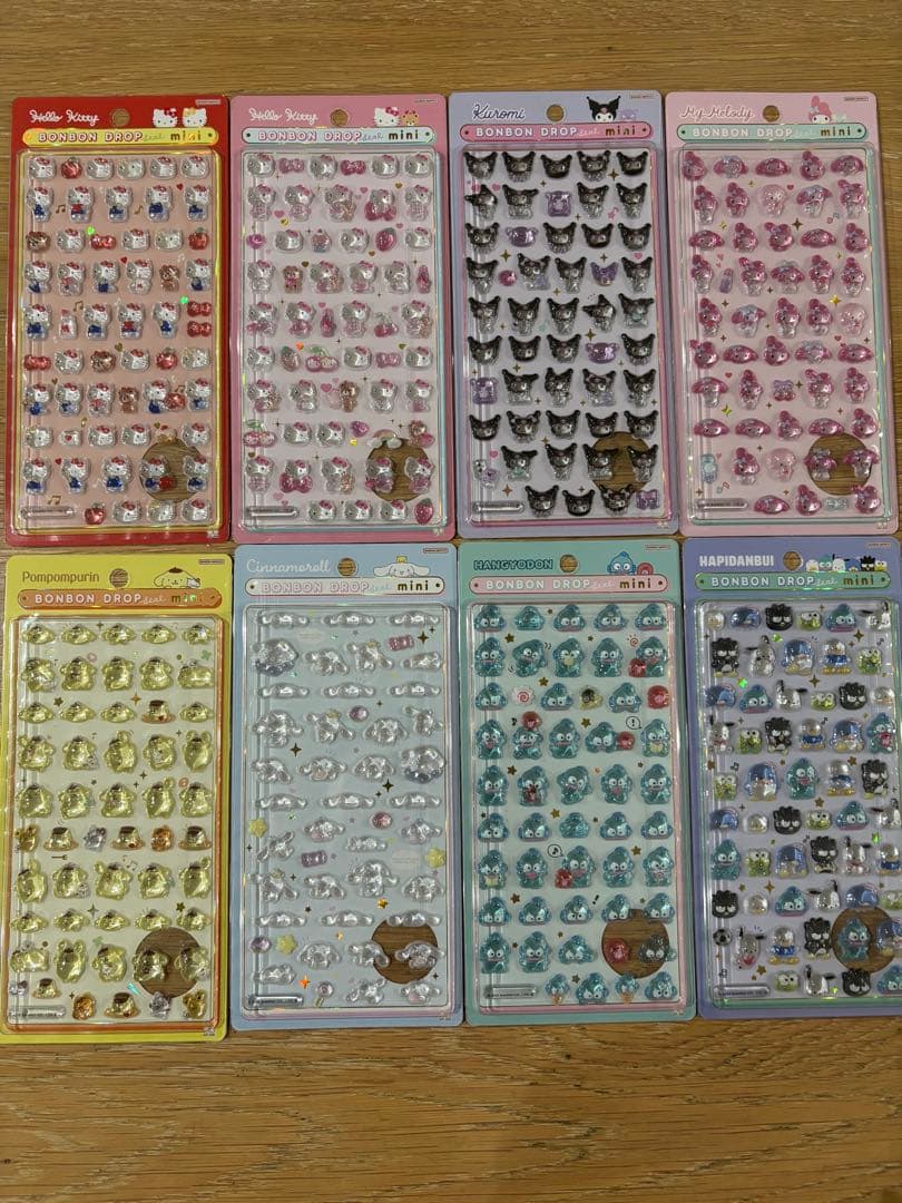 正規品サンリオミニボンボンドロップシールコンプリート