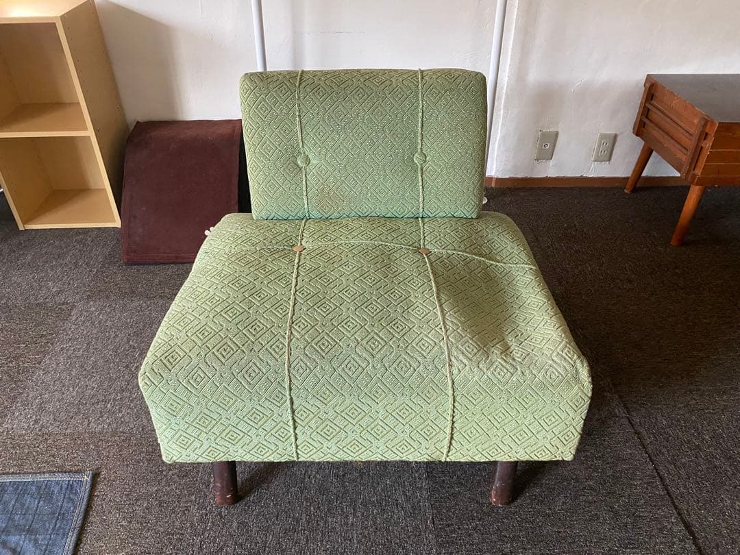 ソファー　1人用　アメリカ　ビンテージ　椅子　中古品