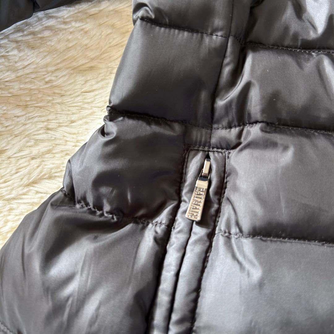 BALMAIN ダウンコート ブルーフォックスファー ダウン95% ブラック