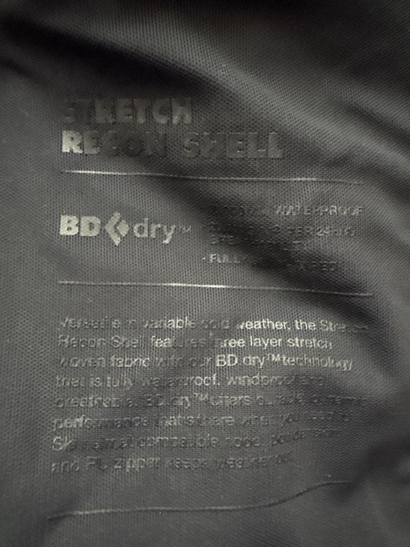 ブラックダイアモンド　メンズ リーコンストレッチスキーシェル　Mサイズ