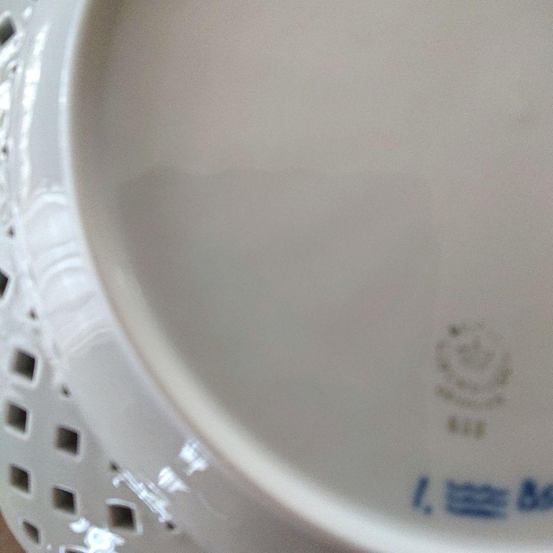 ロイヤルコペンハーゲン ブルーフルーテッド フルレース オープンワーク 25cm