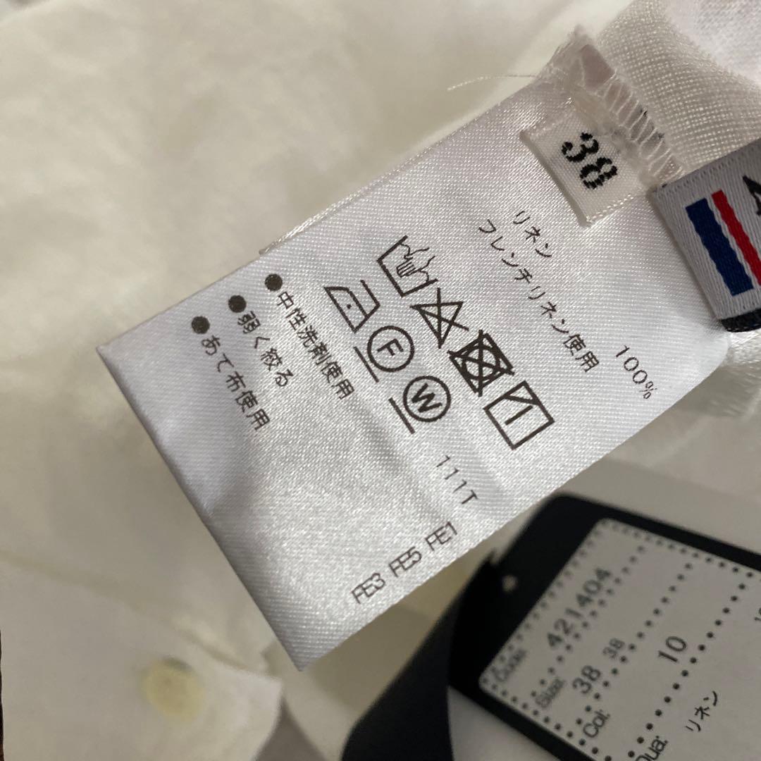 新品□BLUE FRONCE/ リネンブラウス