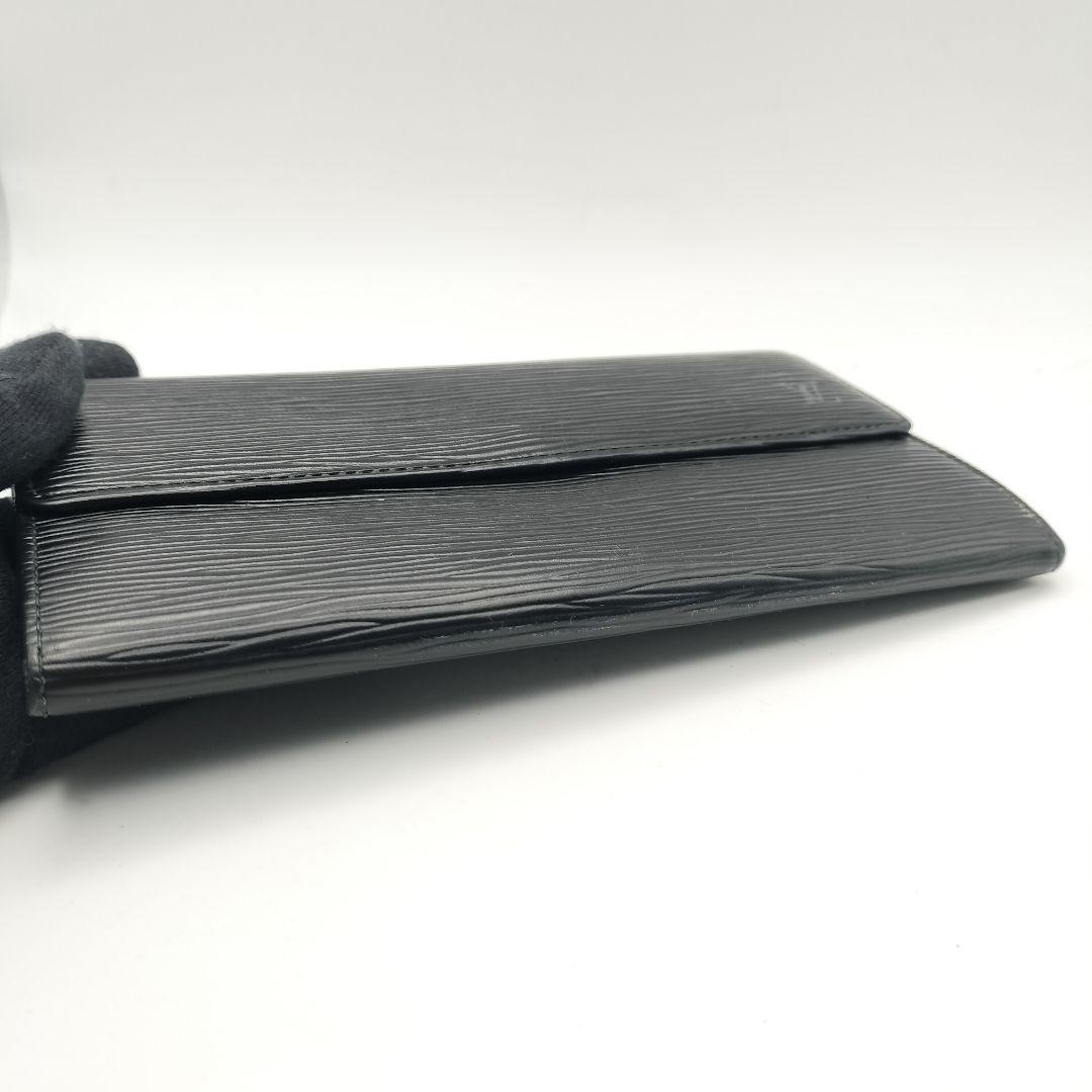 ◎ルイヴィトン　長財布　財布　エピ　ポルトフォイユクレディ　旧サラ　ブラック