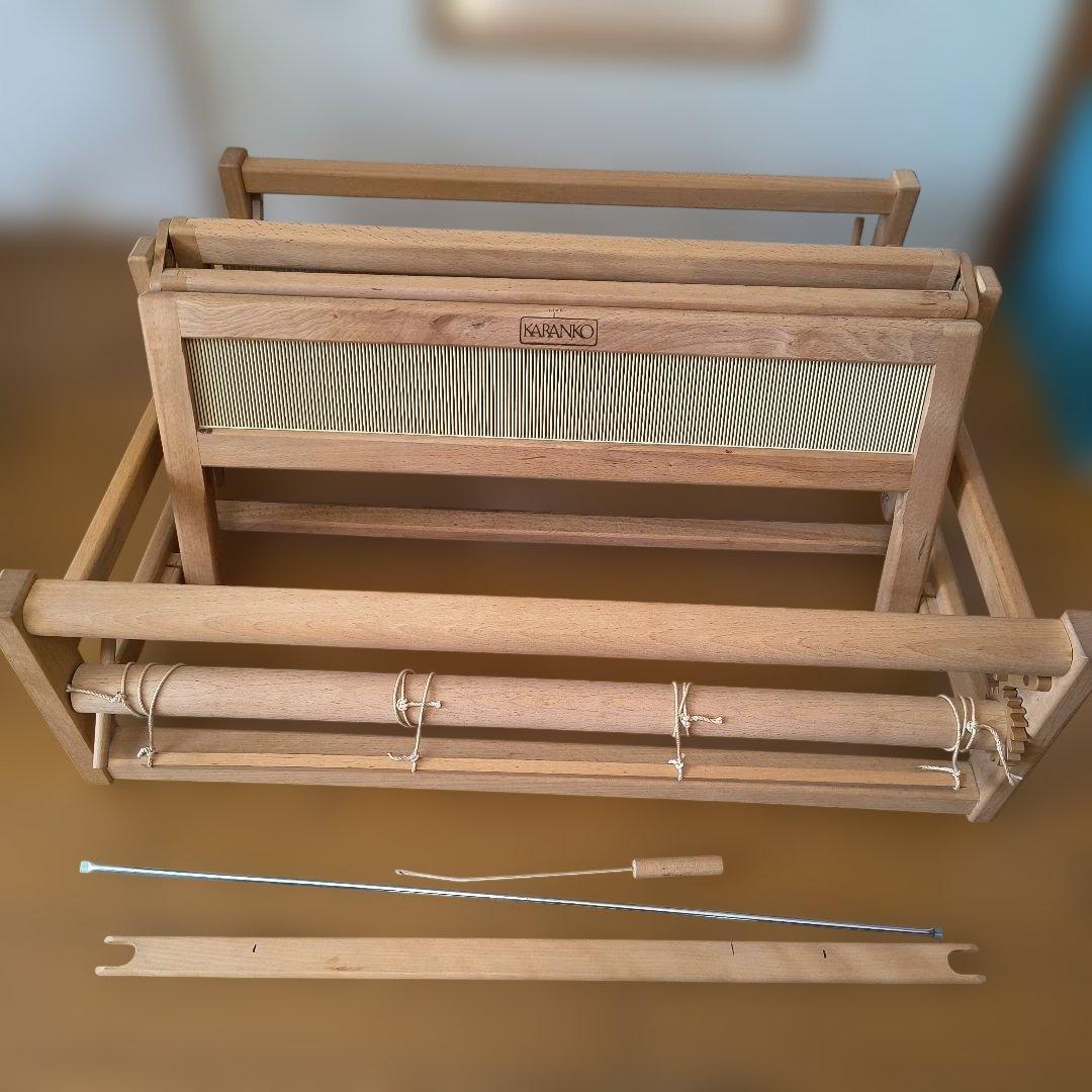 カランコLAタイプ ➕カランコ整経台➕綜絖筬スペアセット➕手織りを楽しむ本