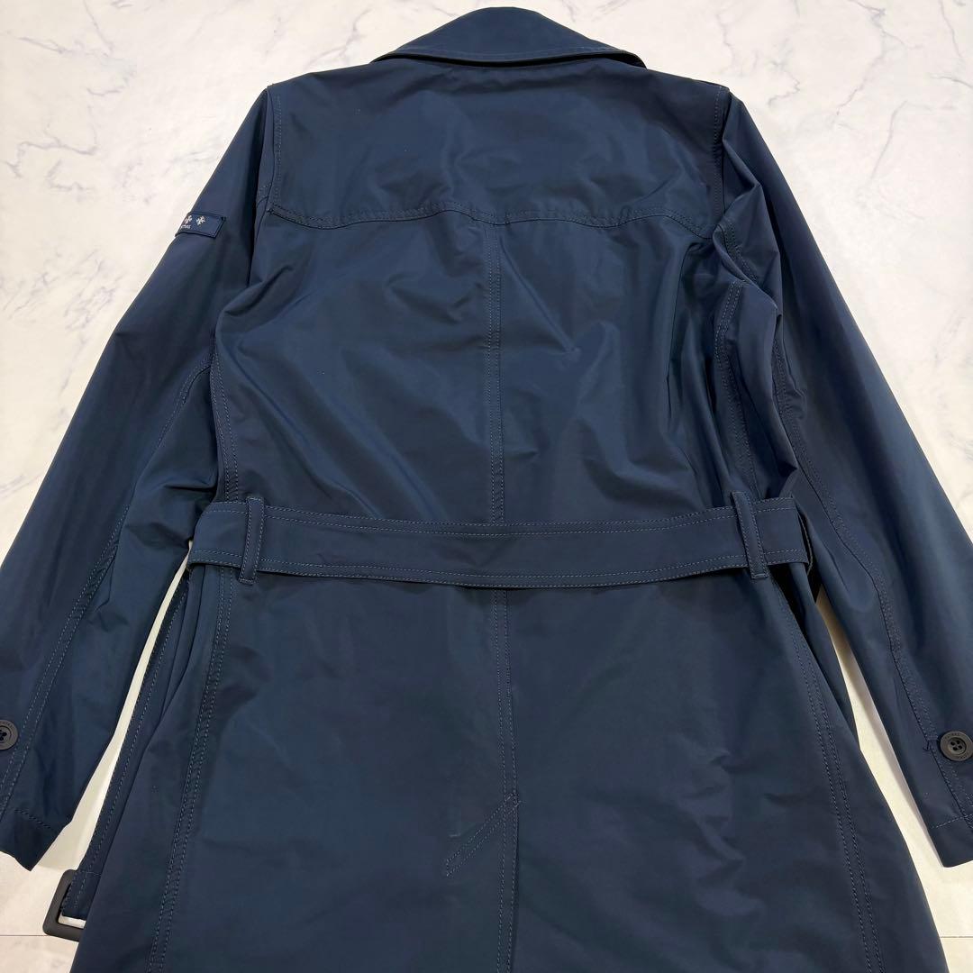 美品 TATRAS ダブル トレンチコート ネイビー ポーランド製 Mサイズ