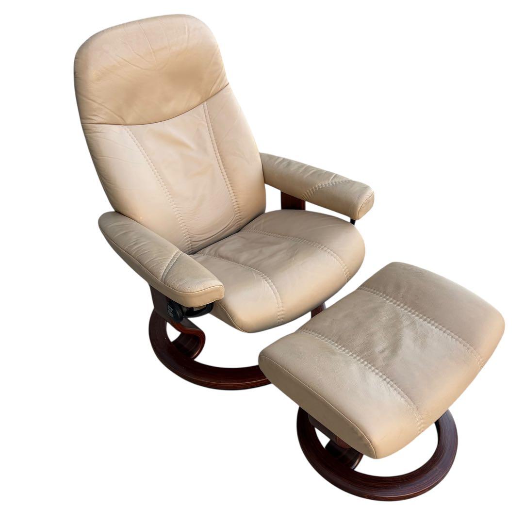 EKORNES エコーネス ストレスレスチェア コンサル オットマンのみ②