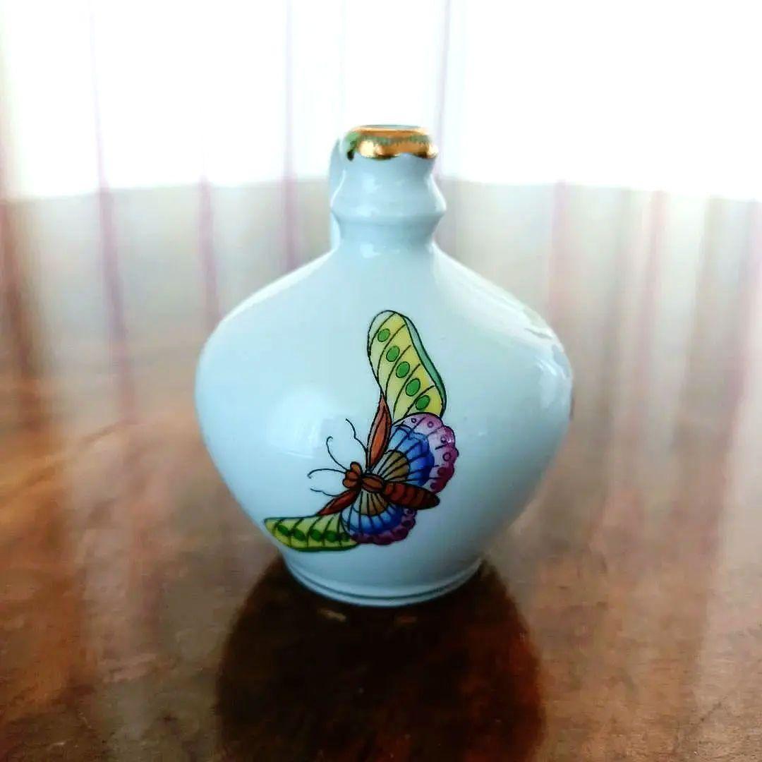 アンティークヘレンド ヴィクトリア・ブーケ装飾 小型水差し レア品