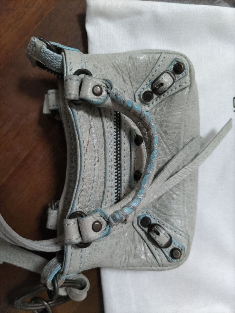 【最終価格】希少　BALENCIAGA バレンシアガ　ミニバッグ型　キーホルダー