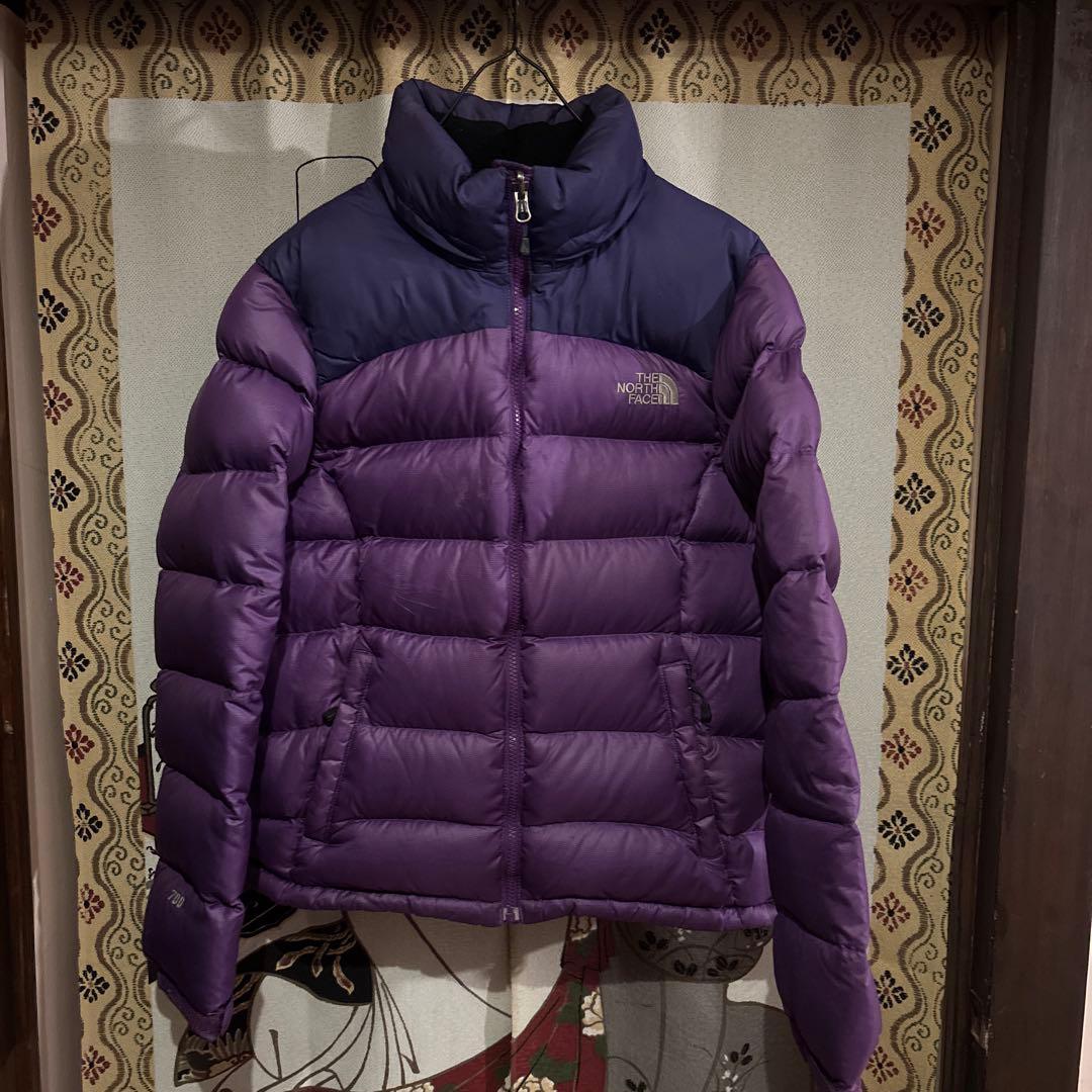 ザ・ノースフェイス ダウンジャケット 700FIL レディースL パープル