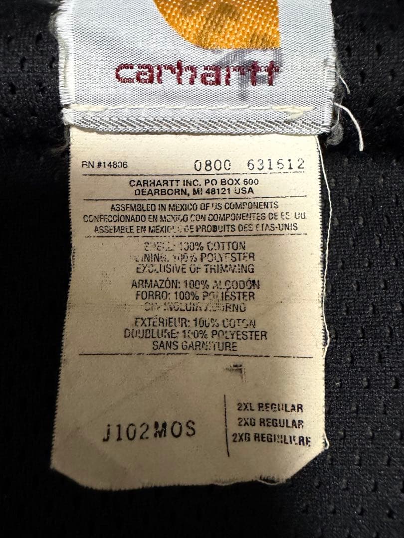 カーハートのダックジャケット　サンタフェジャケット　デトロイトジャケット