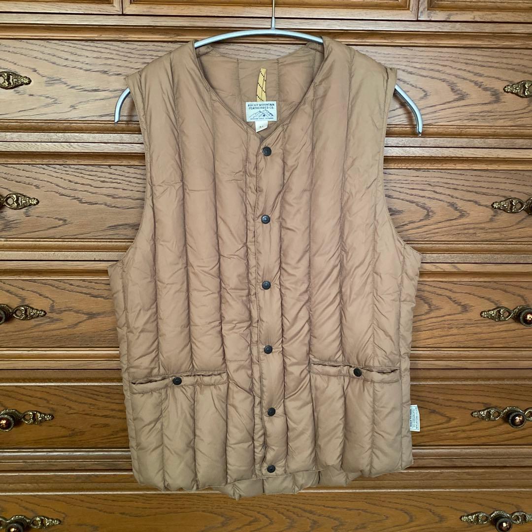 ROCKY MOUNTAIN ダウンベスト 36 ベージュ