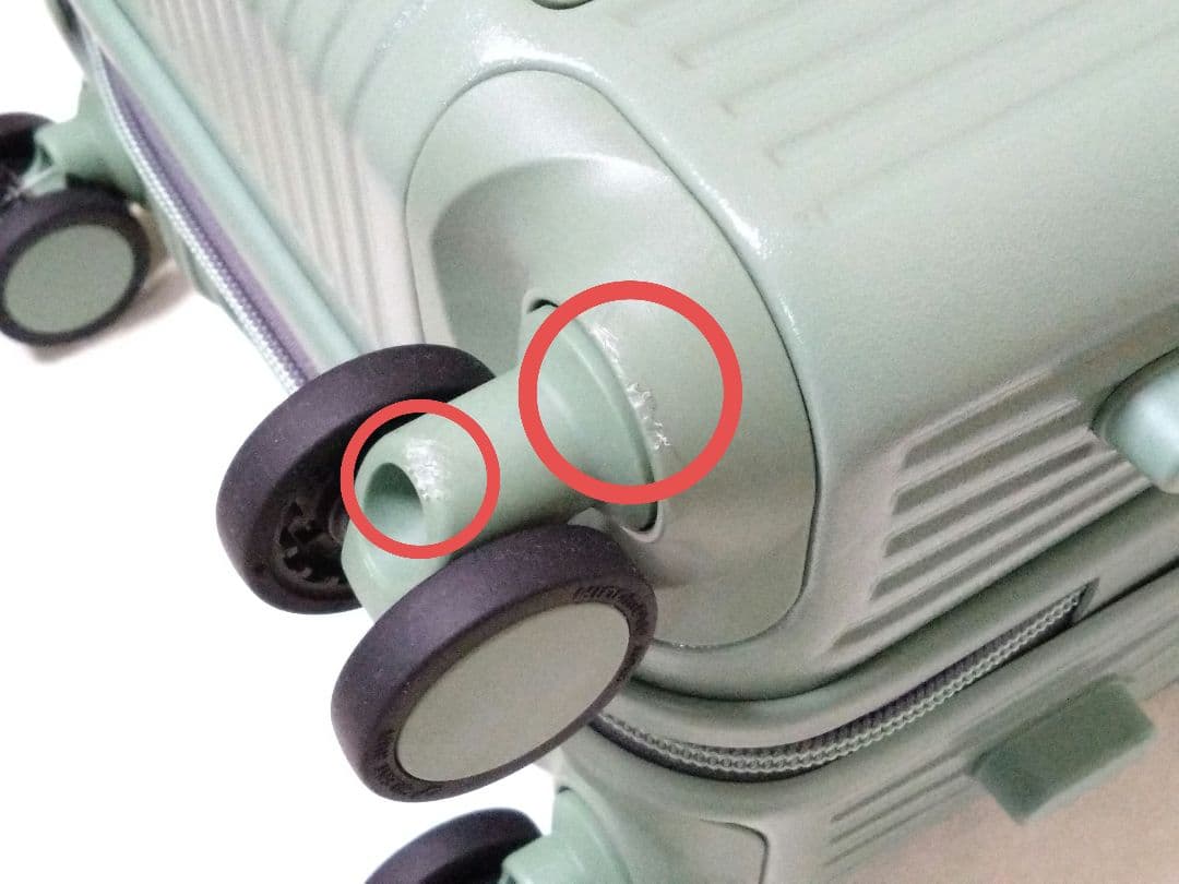 Innovator:グリーン ストライプデザイン キャリーケース　S38L