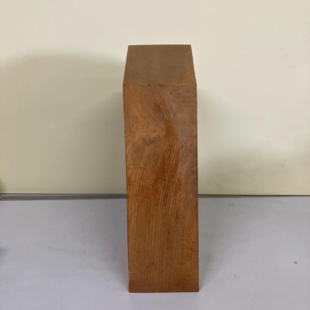 E-4 木製 王将 駒 置物 銘木 飾り駒 特大 縁起物 勝負運 木彫り 鑑賞用