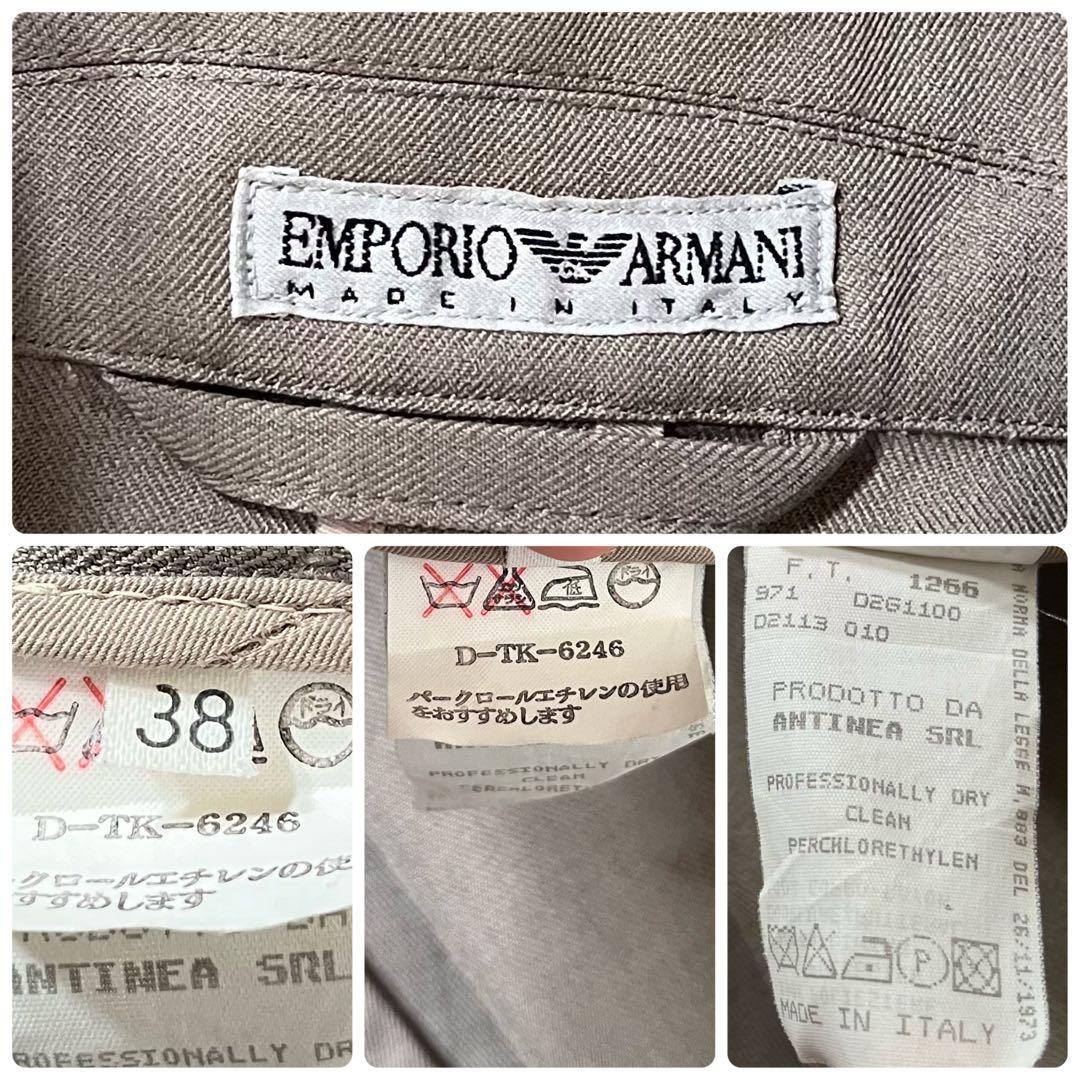 【美品】エンポリオアルマーニ　タイロッケン コート　XL相当　80s アーカイブ