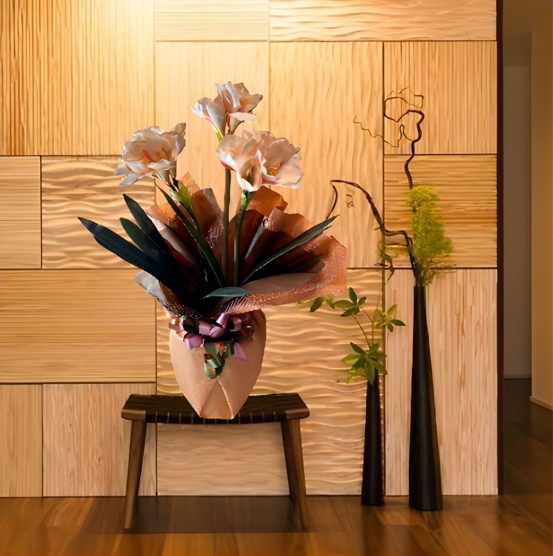 光触媒　人工観葉植物　ウォールグリーン　フェイクグリーン　胡蝶蘭　アマリリスsp