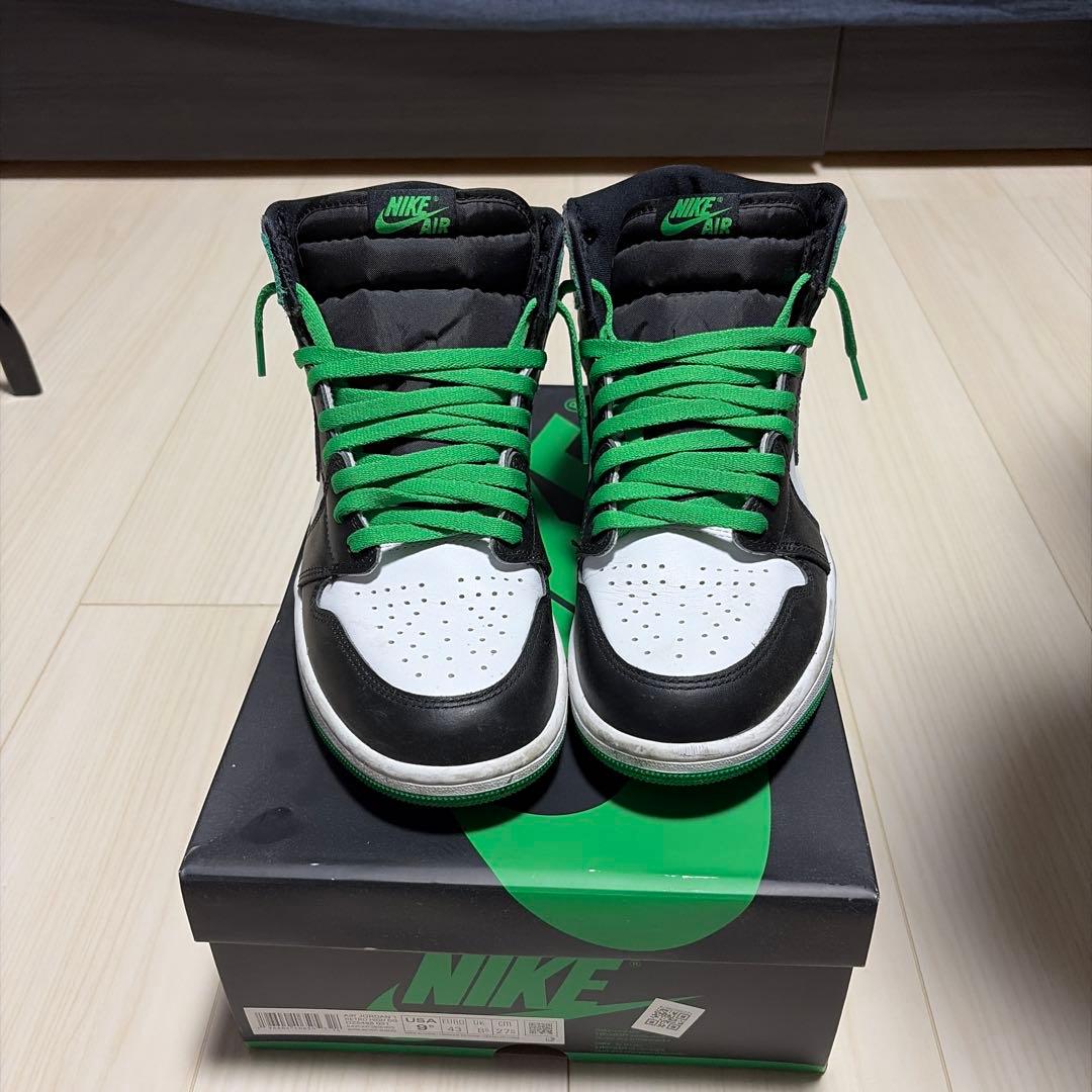 エアジョーダン1 セルティックス27.5cm（箱付き）