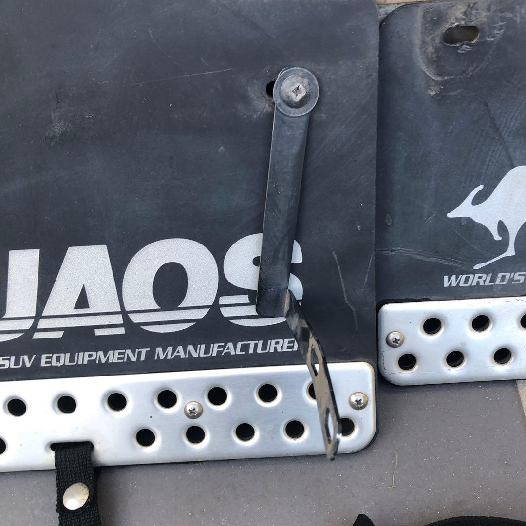 ジャオス　マットフラップ　マットガード　エクストレイル t32 黒　ねじなし