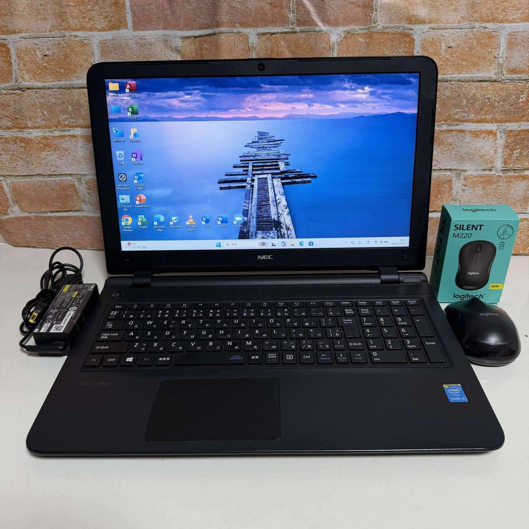 NECノート PC WebカメラSSDサクサク起動　Windows11オフィス付