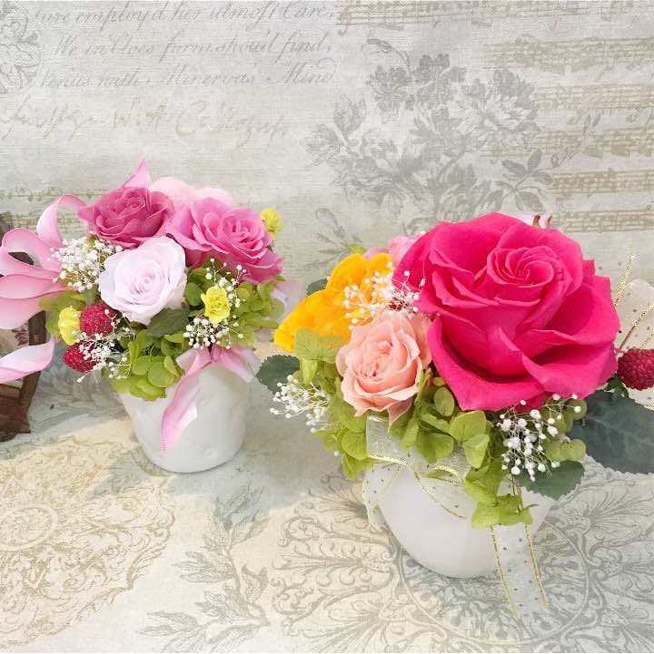 お支払い済 kanae様ご確認用♪プリザーブドフラワー アレンジ オーダー