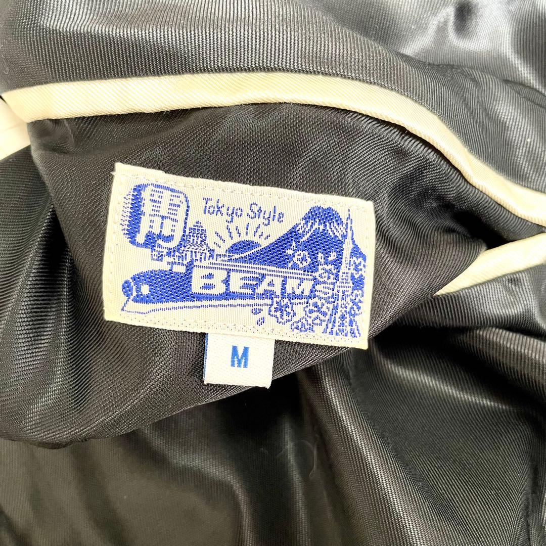 ✨美品✨テーラー東洋 BEAMS別注 サテン スカジャン 日本地図 龍 鷲 M
