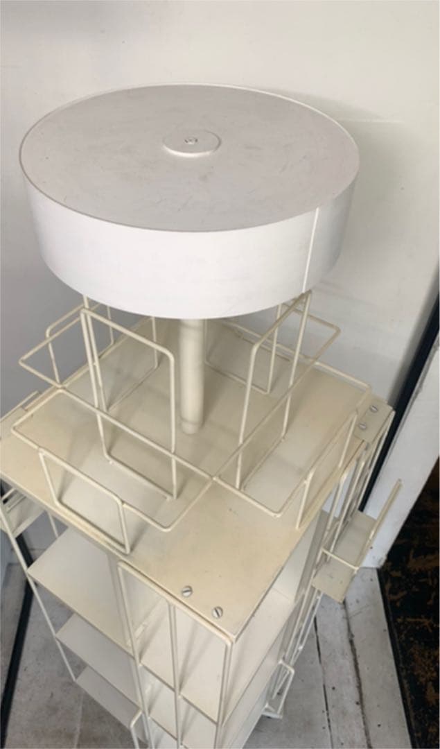 本屋 什器 ☆レトロ　くるくる式　本棚☻