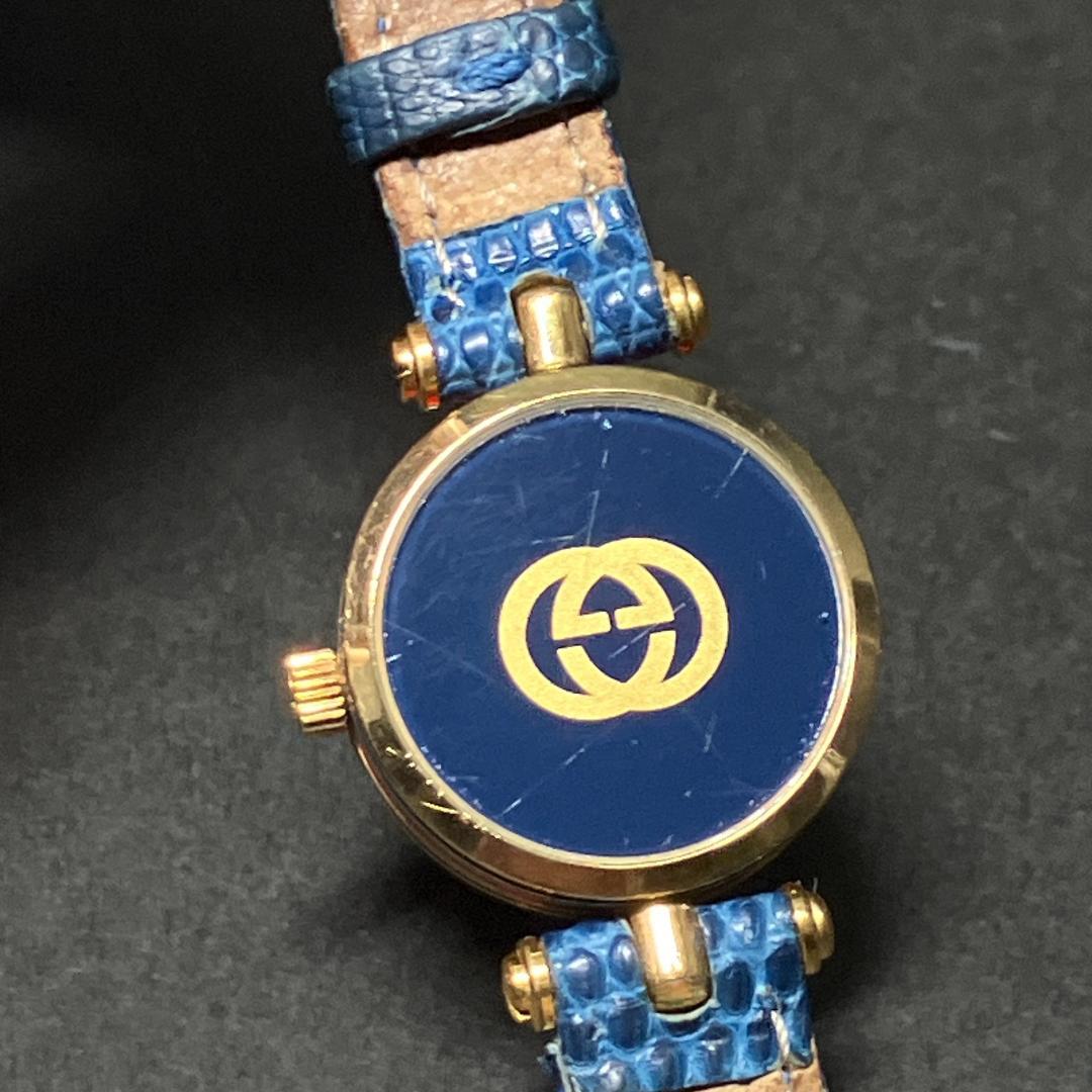 【新品電池/稼働】グッチ シェリーライン 腕時計 レディース ゴールド クォーツ