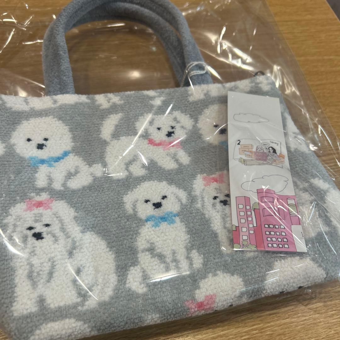 FEILER モフモフワンチャン トートバッグ お散歩 フェイラー
