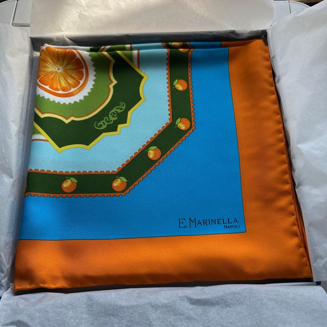 E. Marinella シルクスカーフ 90cm