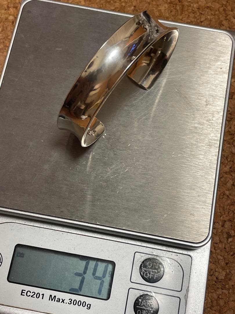 ◆感謝価格◆FULTON◆シルバー950◆エルラインミドルバングル◆