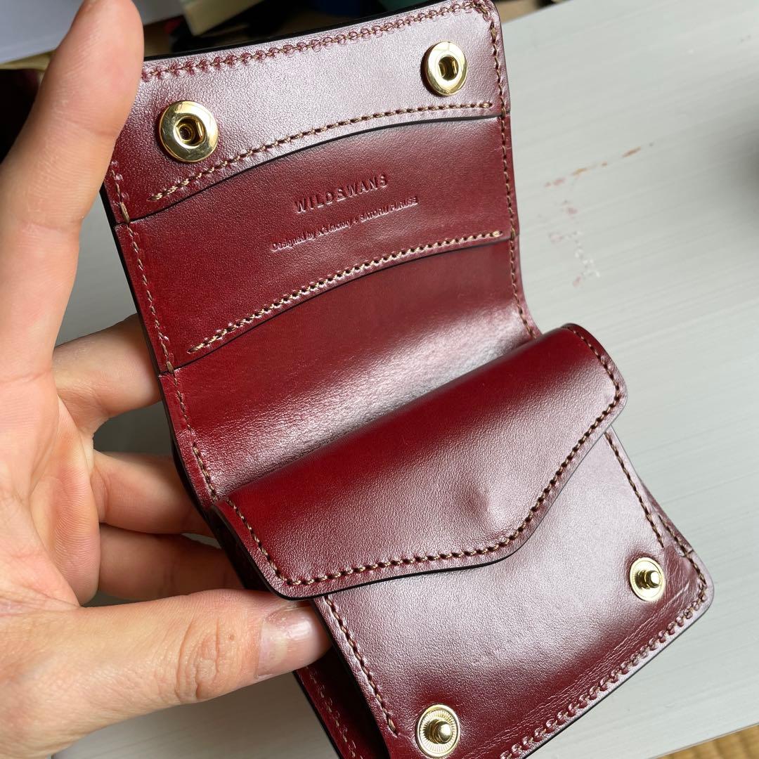 WILDSWANS kf-003 サドルプルアップ バーガンディ