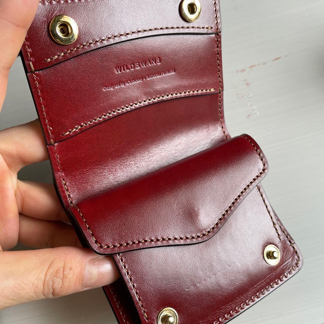 WILDSWANS kf-003 サドルプルアップ バーガンディ