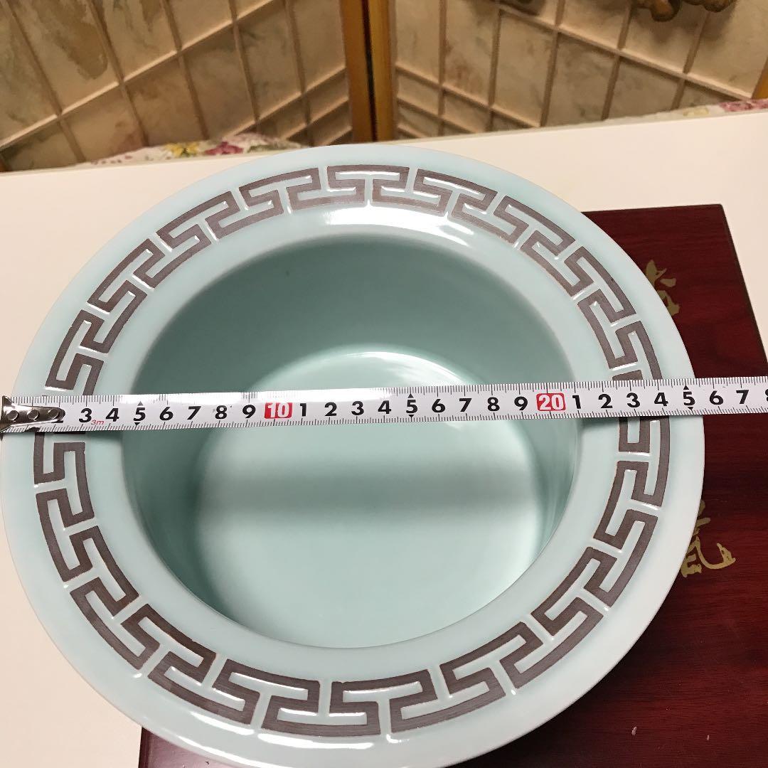 青瓷　龍泉青瓷　中国土産　工芸美術品　共箱